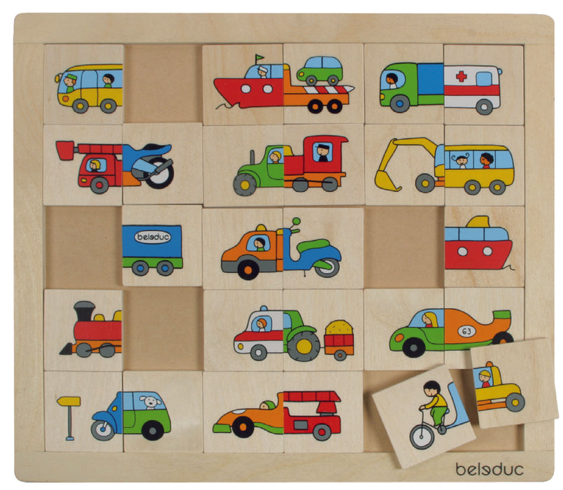 Match & Mix Puzzle - Vehicles