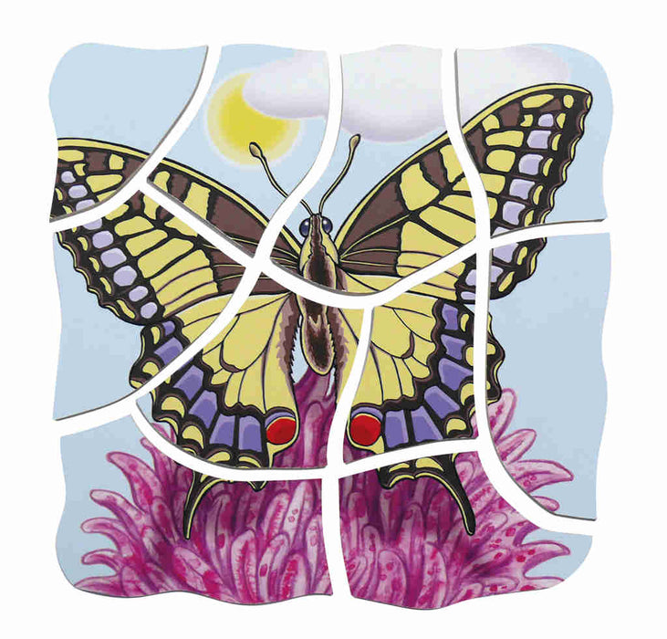 Multilayer Puzzle - Life Courses - Butterfly