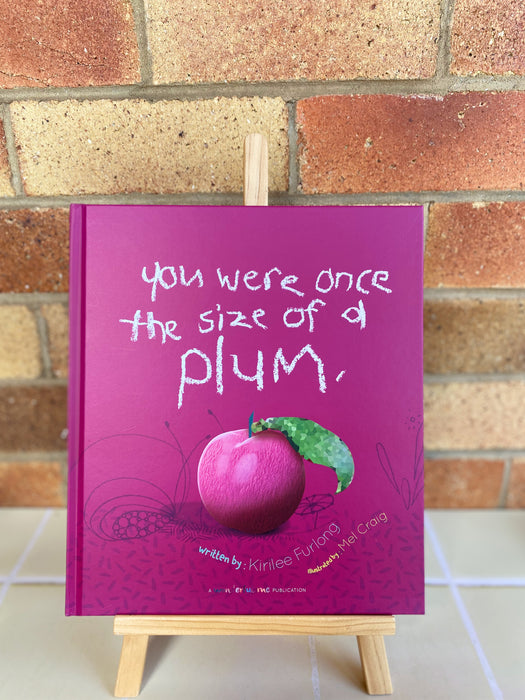 You were once the size of a Plum Hardcover Book