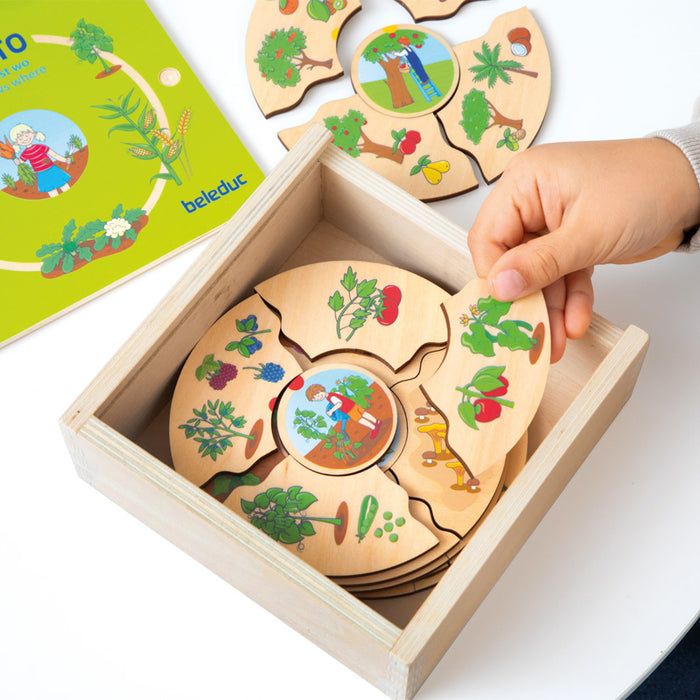 NAWITO What Grows Where? Puzzle 30 Pcs