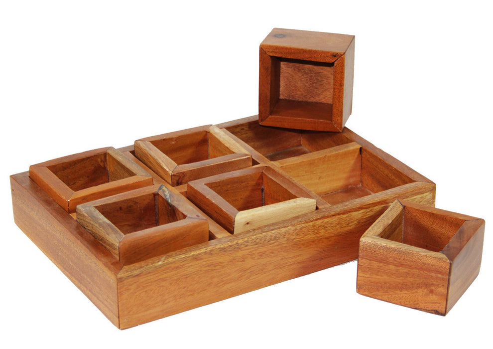 Sorting Tray, 6 Compartments and Boxes