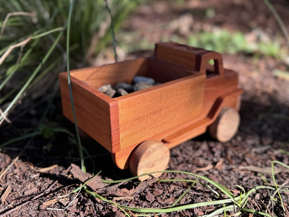 Wooden Peg Doll Mining Truck