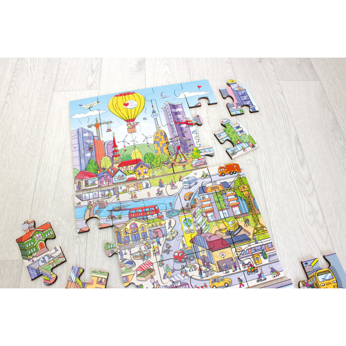 City Life Floor Puzzle 45 Pcs