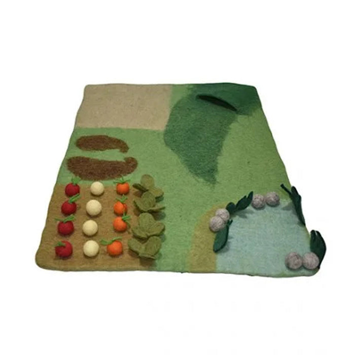 Felted Farm Playmat