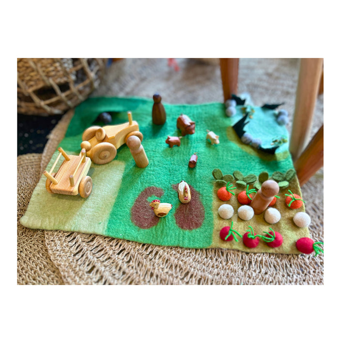 Felted Farm Playmat