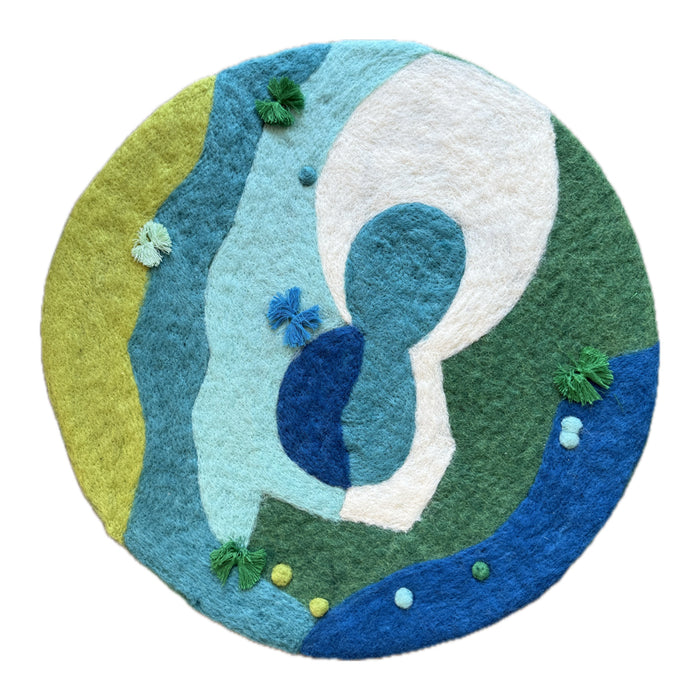 Felt Scenery Pond/Lagoon