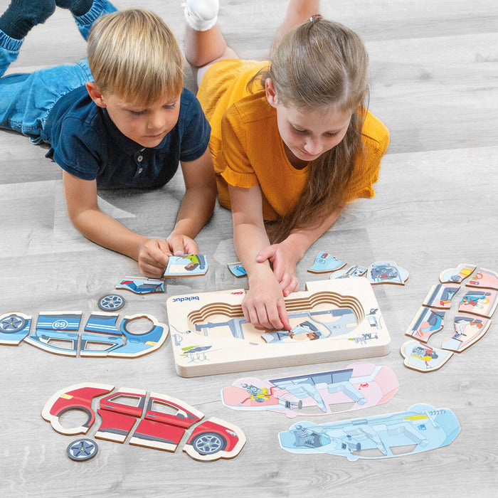 Layer Puzzle Car 33 Pcs