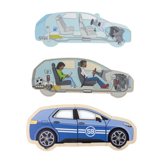 Layer Puzzle Car 33 Pcs