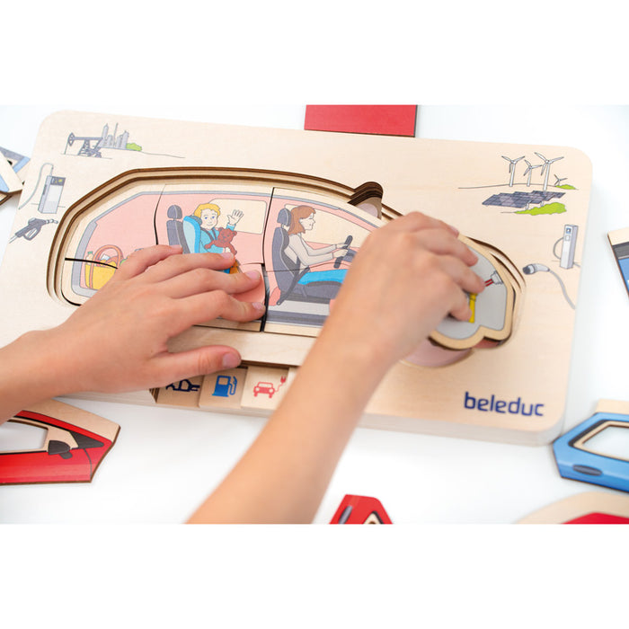 Layer Puzzle Car 33 Pcs