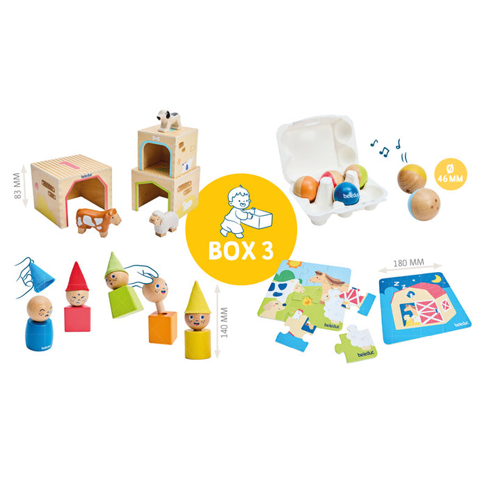 Curious Tots Box 3 - 24mths Vocabulary