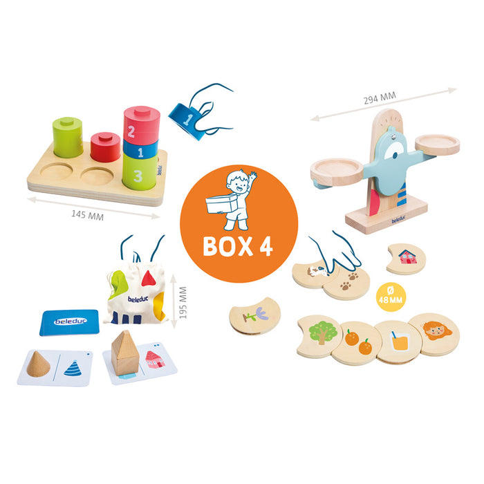 Curious Tots Box 4 - 30mths Concentration