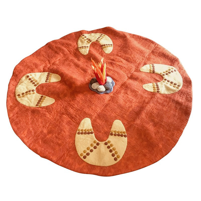 Noongar Felted Campfire Mat
