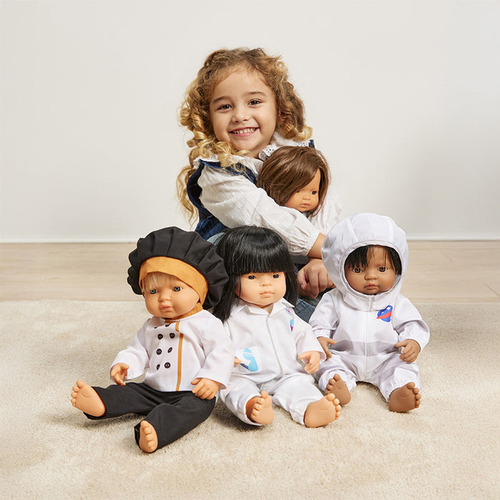 Farmer Set of Doll Clothes 38 cm