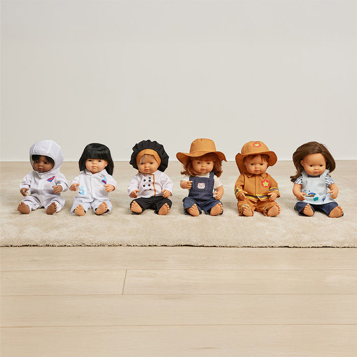 Farmer Set of Doll Clothes 38 cm