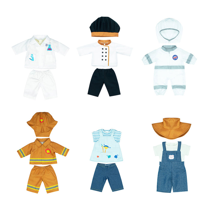 Occupations Doll Clothes Set of 6