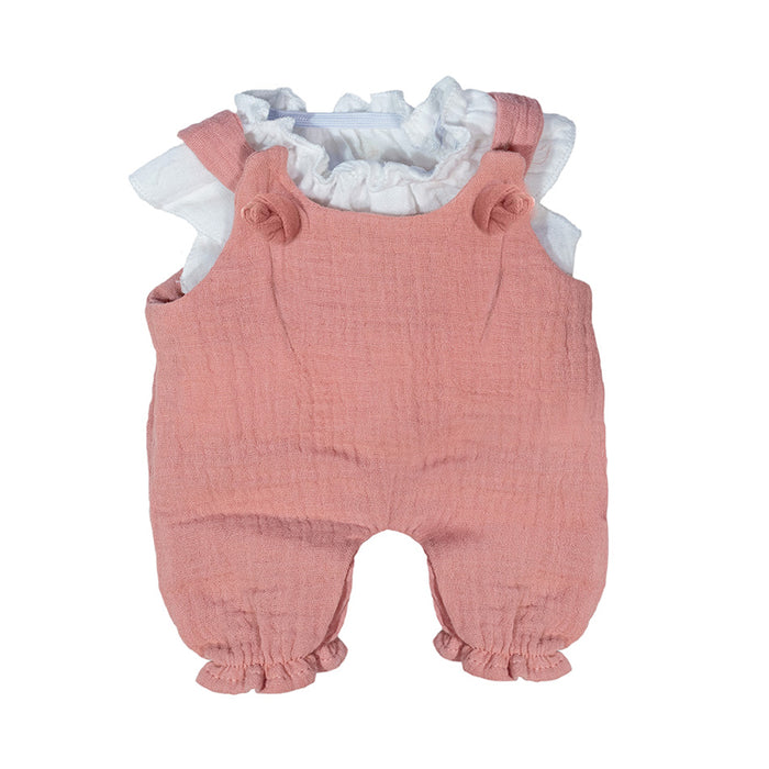 Doll Clothes Warm Weather Overalls and Blouse  32 cm