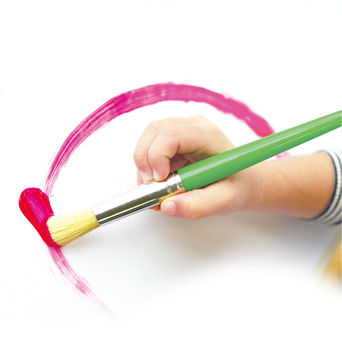 Bristle Paint Brush Pack of 12