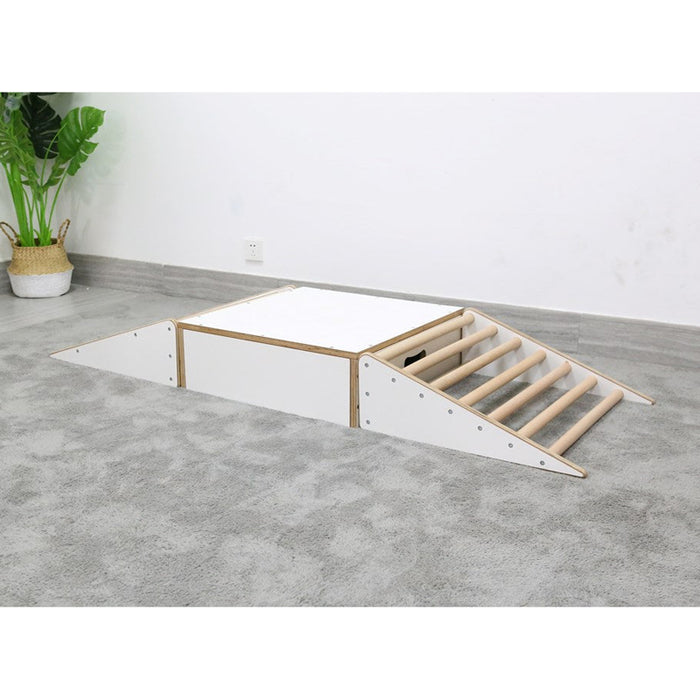 Wooden Indoor Climbing Triangular Slide