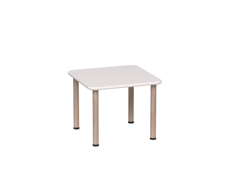 Santino 1 - White top, oak legs - 52cm H