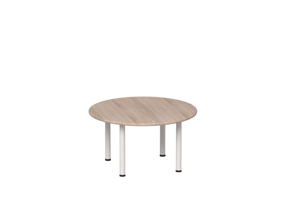 Emmanuele 1 - Oak top, white legs - 52cm H