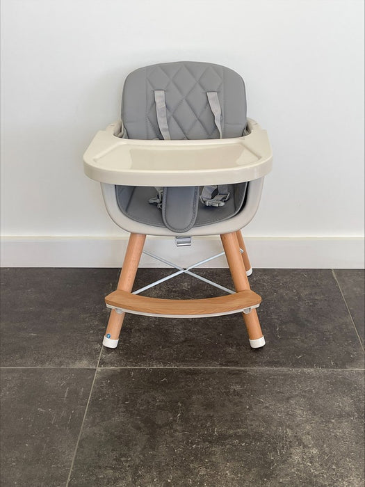 Adjustable Baby to Toddler High Chair Grey
