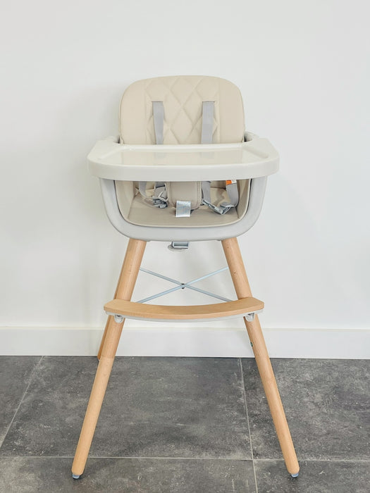 Adjustable Baby to Toddler High Chair Beige
