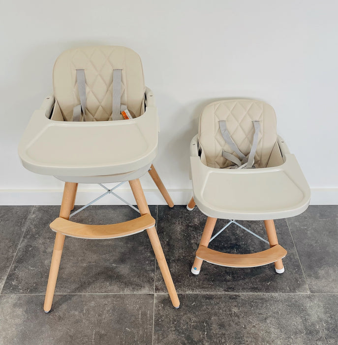 Adjustable Baby to Toddler High Chair Beige