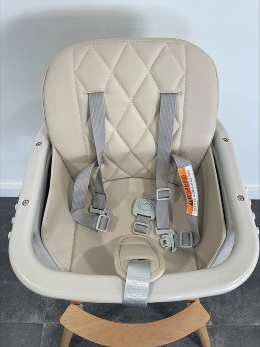 Cushion & Harness Beige to suit Adjustable Baby to Toddler High Chair