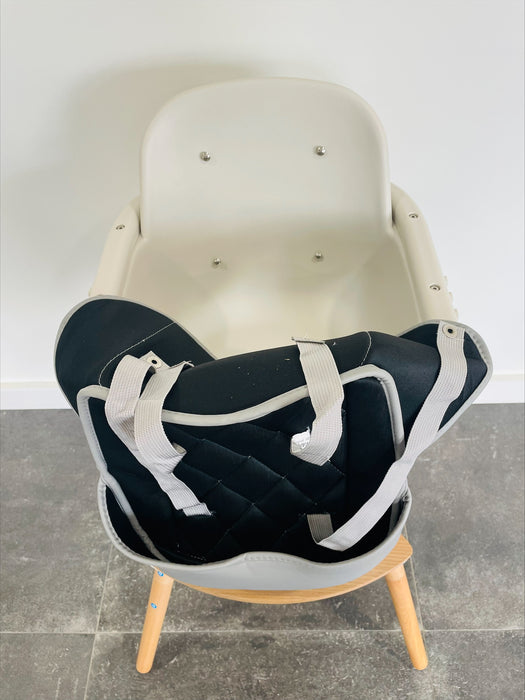 Cushion & Harness Beige to suit Adjustable Baby to Toddler High Chair