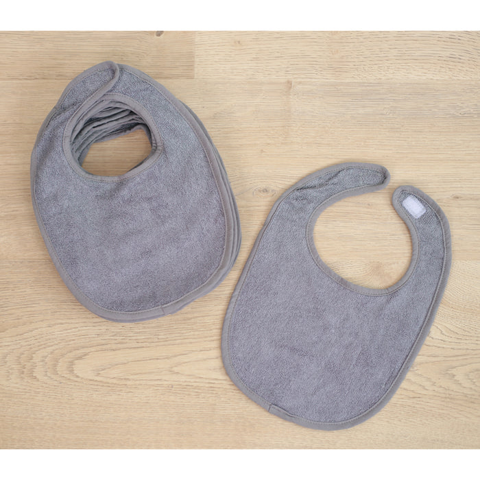 Bib Grey Pack of 10