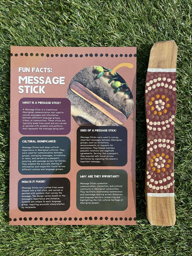 Message / Yarning Circle Stick — EducationAll Australia