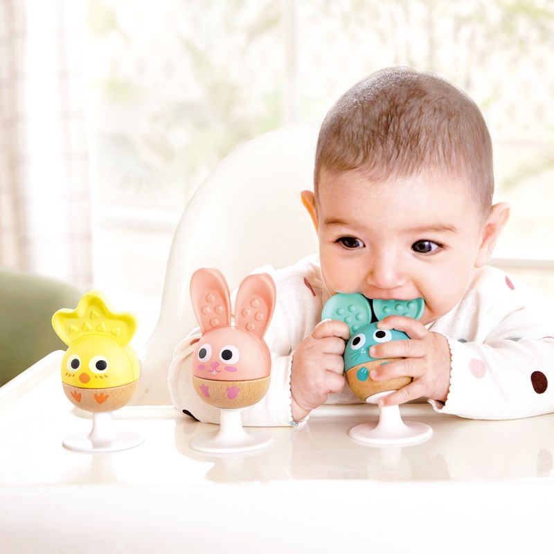 Cheery Critter Rattle Trio