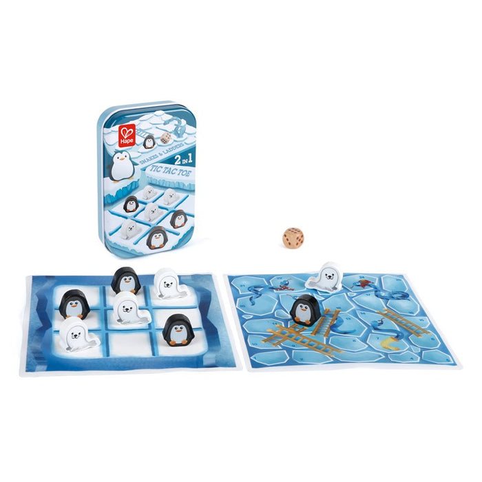 2-in-1 Tic Tac Toe/Snakes & Ladders