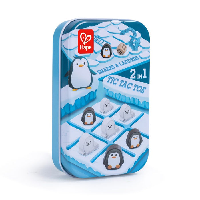 2-in-1 Tic Tac Toe/Snakes & Ladders