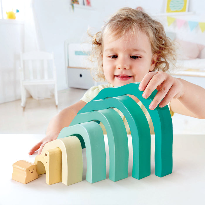 Arctic Polar Bear Stacking Blocks