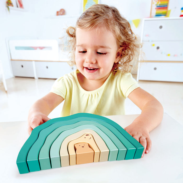 Arctic Polar Bear Stacking Blocks