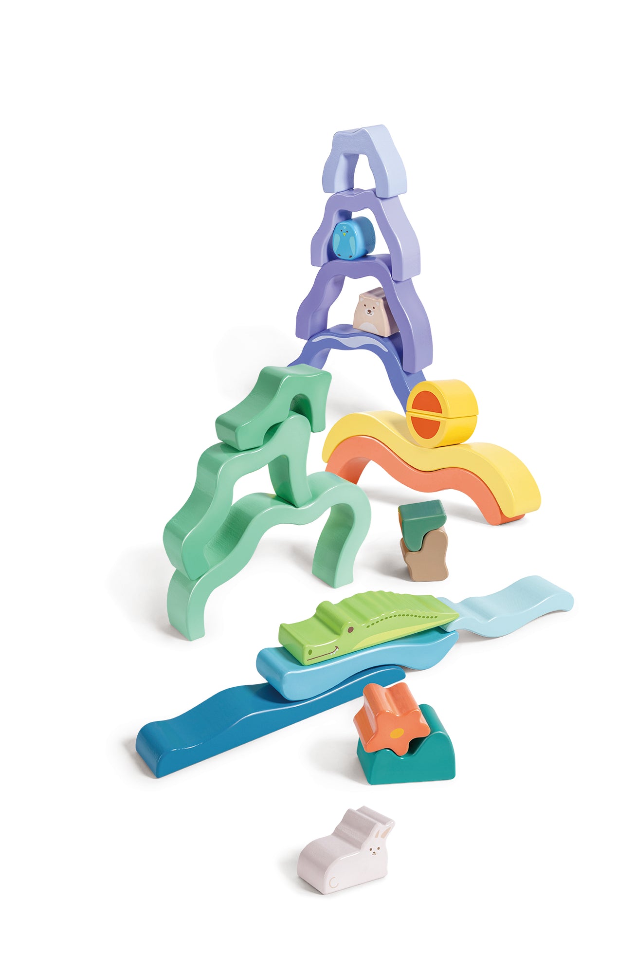 Nature Blocks Simple Nature Scene Stacking Blocks — EducationAll Australia