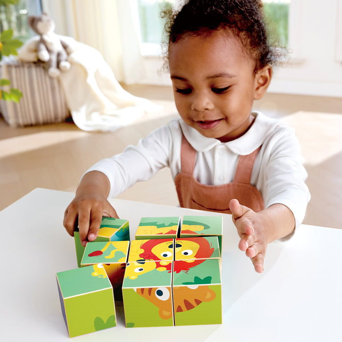 Wild Animals Block Puzzle 9 Pcs