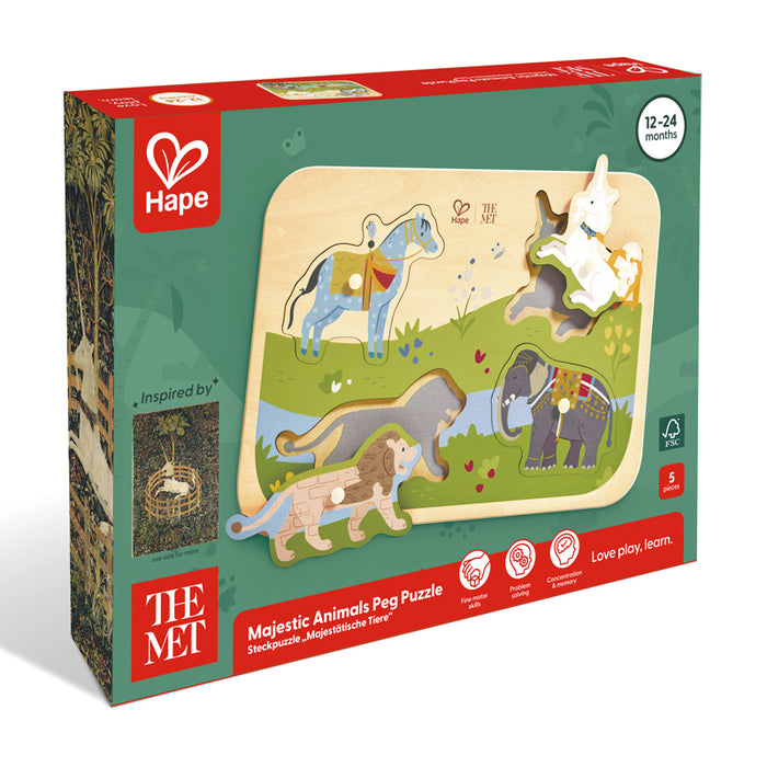 Majestic Animals Peg Puzzle