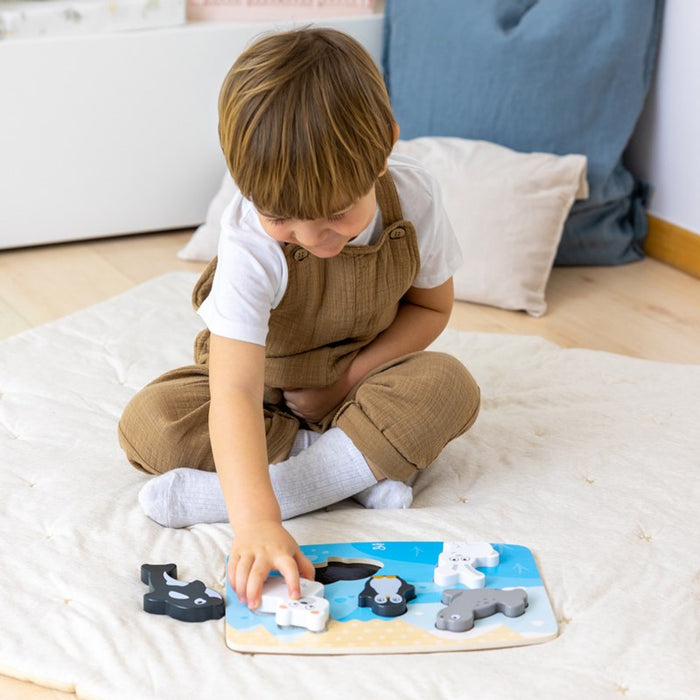 Polar Animal Tactile Puzzle 5 Pcs