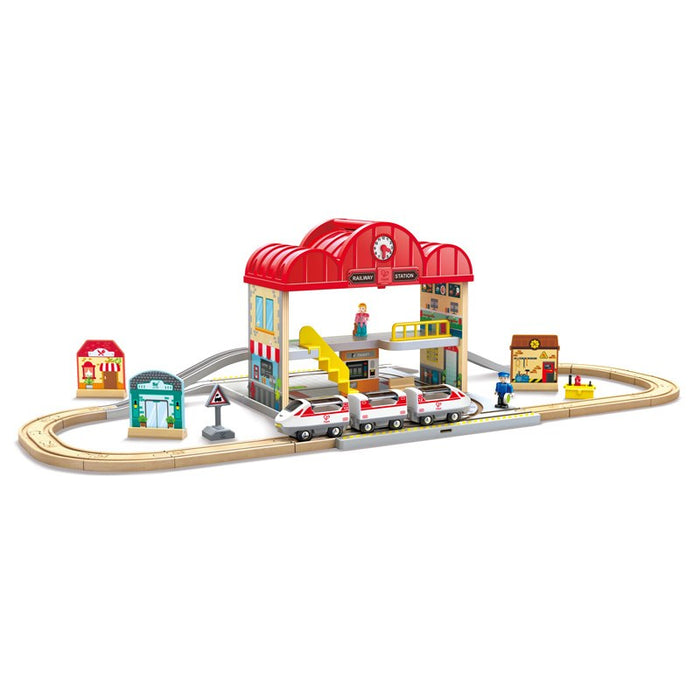Portable Train Station Set