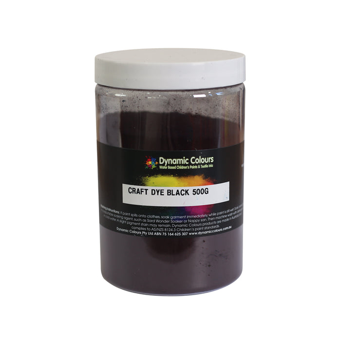 Powdered Craft Dye 500g Black
