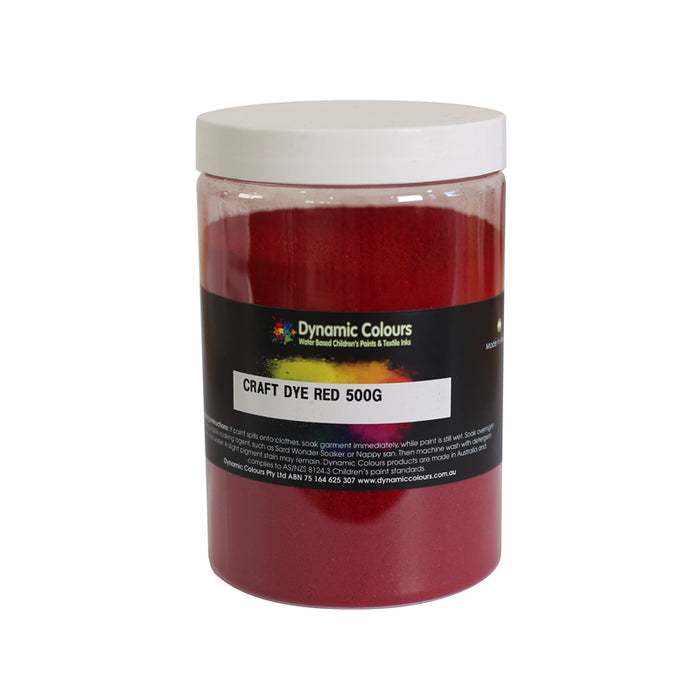 Powdered Craft Dye 500g Red