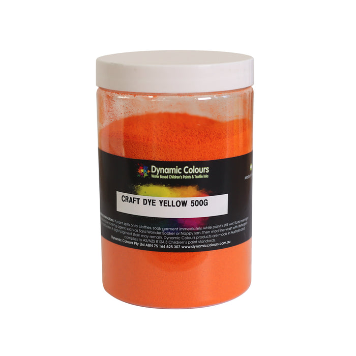 Powdered Craft Dye 500g Yellow