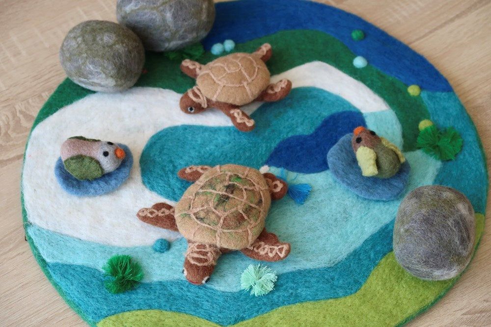 Felt Scenery Pond/Lagoon
