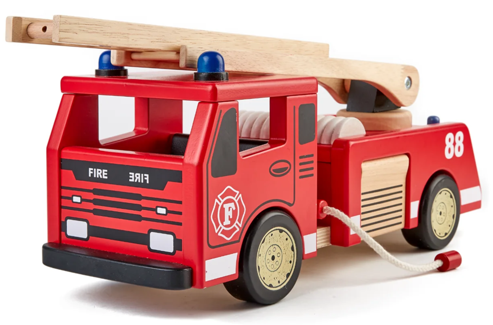 Large Wooden Fire Engine