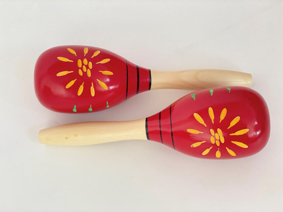 Wooden Maracas 23.5cm Pair