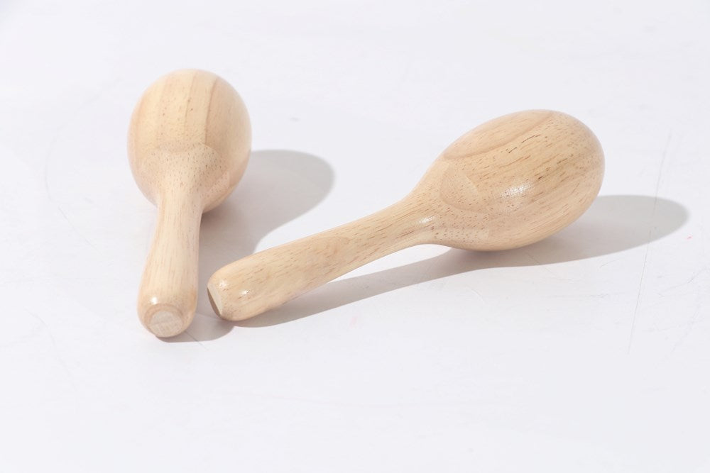 Wooden Maracas 20.5cm Pair