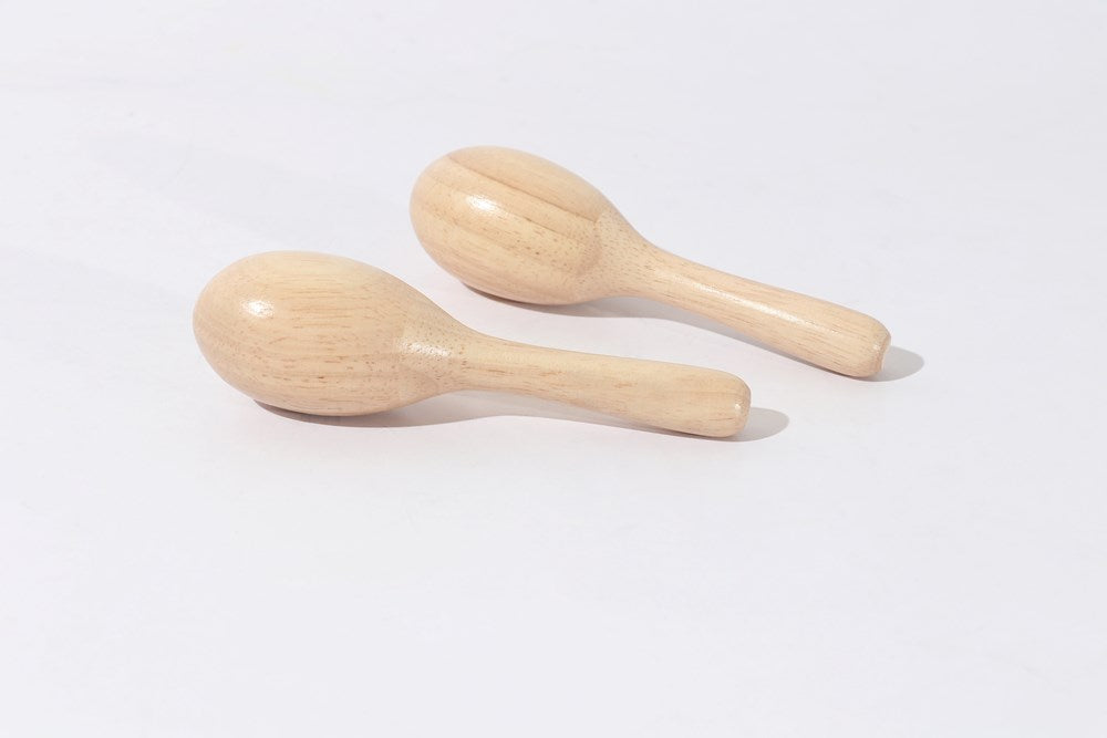 Wooden Maracas 20.5cm Pair