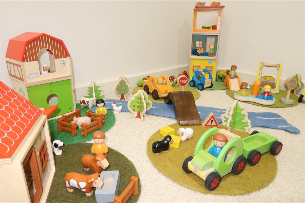 My Little World Felt Farm and City Set